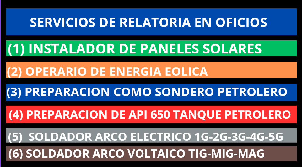 SERVICIOS DE RELATORIA